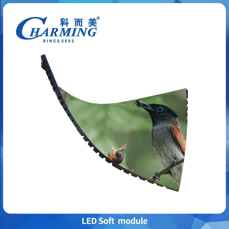 Modulo LED de 220V para interiores 4K / 8K de empalme sin costura LED Modulo flexible 800Unidades LED pantalla publicitaria calle