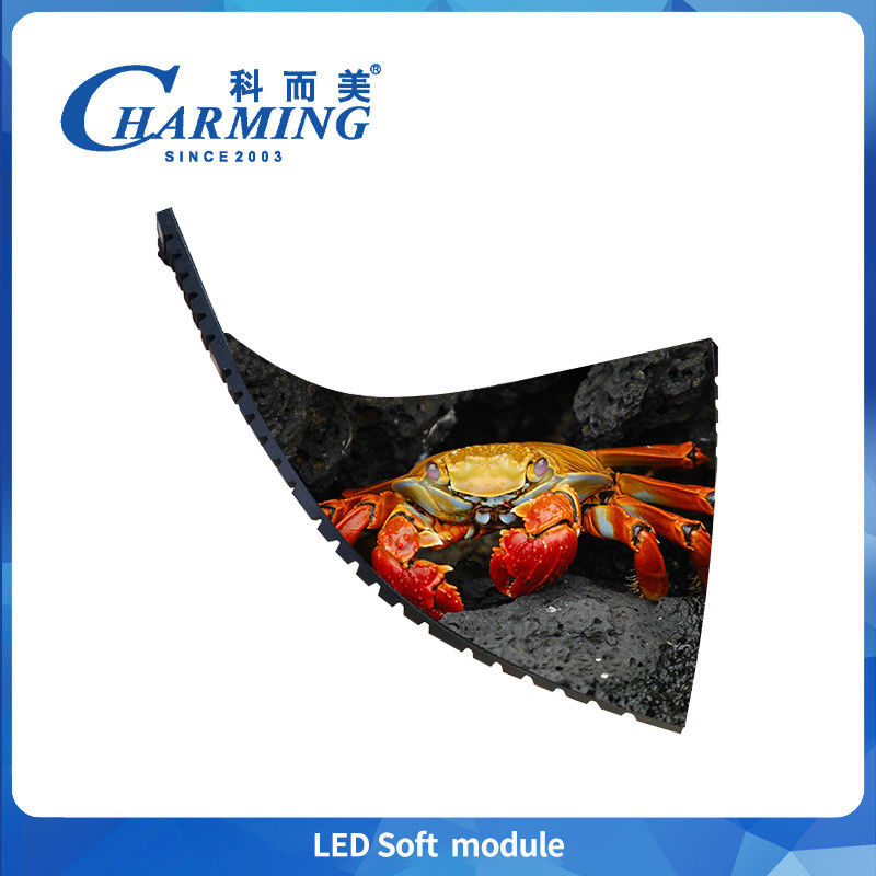 320×160×7.5MM Modulo de pantalla LED flexible 270g Luz P2 P2.5 P3 P4 Modulo de pantalla LED para interiores