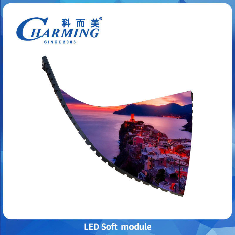 4k P2 P2.5 P3.076 Modulo blando LED interior 400-800 Display de alta luminosidad Rgb Led de flexibilidad