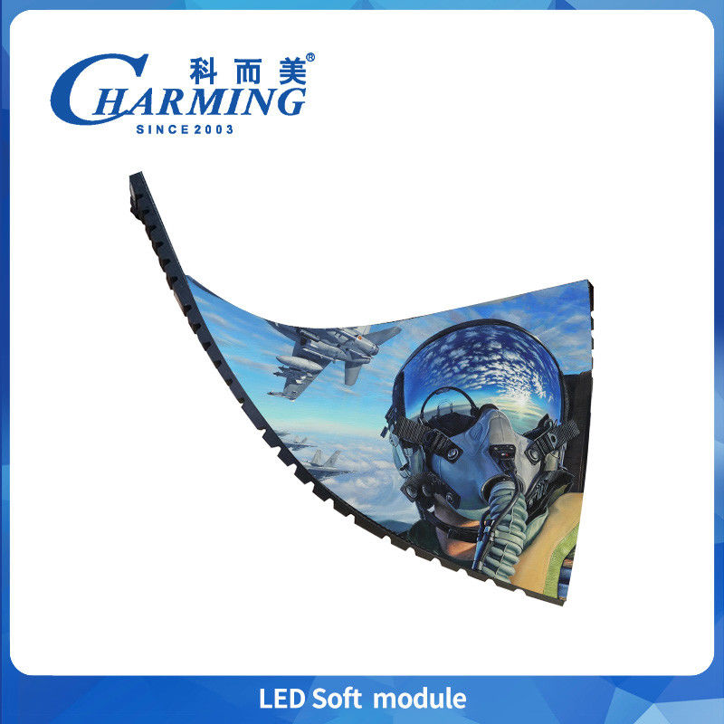 Ip40 Indoor Led Display P1.86 módulos 800cd Brillo P2.5 Panel de señalización digital P4 Modulo suave LED de baja potencia