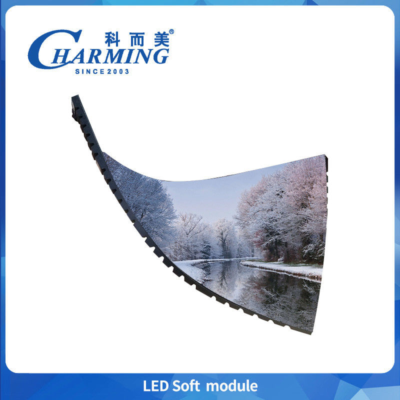 P2.5 320x160 Módulo suave Tablero LED flexible Tablero LED suave Display de mensaje móvil Tablero de señalización Panel LED