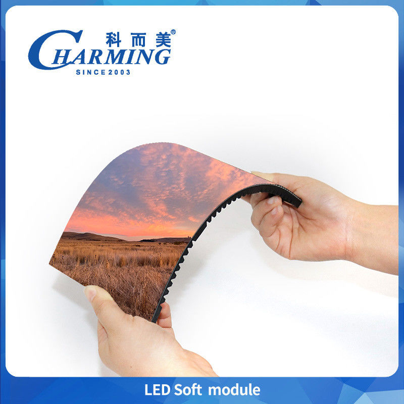Pantalla de LED flexible Modulo de LED blando Pantalla de publicidad LED curva para interiores P1.86 P2 P2.5 P3