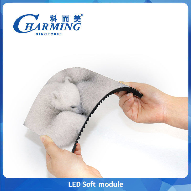 Display LED P4 de color completo para interiores P2.5 Modulo LED suave Display flexible