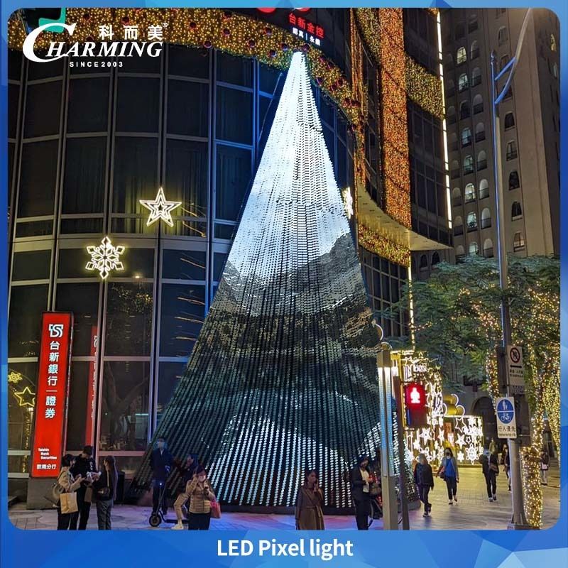 Píxeles LED RGB de luz de píxel de 30 mm de diámetro IP66 Luz de píxel LED RGB Iluminación de decoración interior y exterior Edificios Puentes