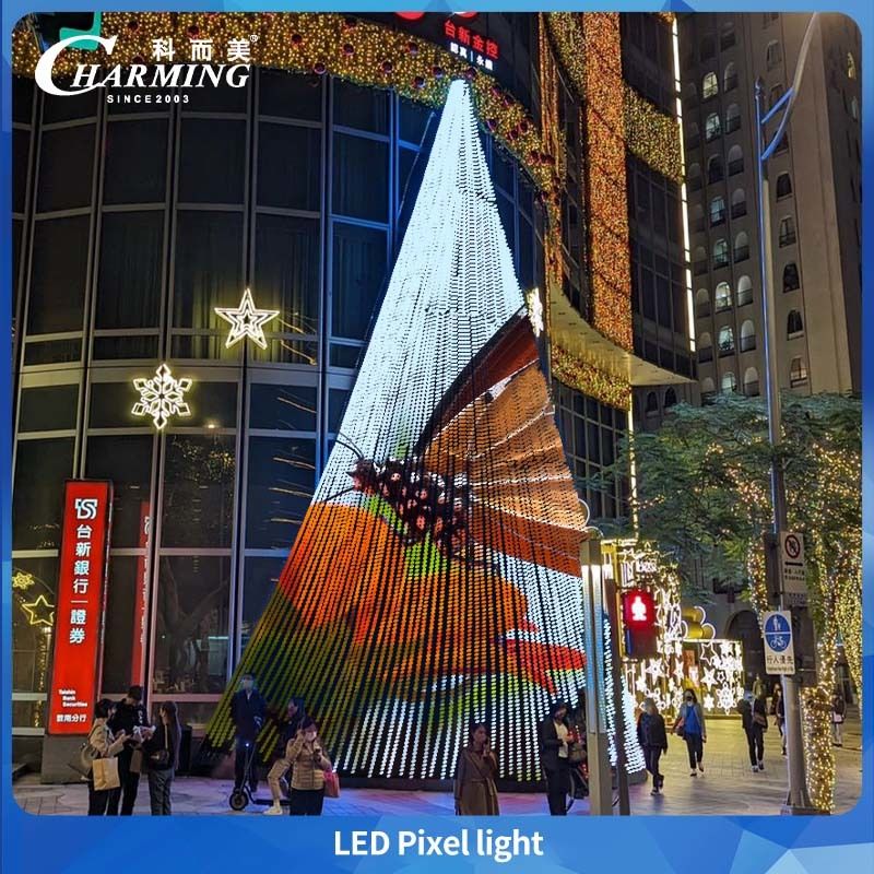 Encanto de la marca Pixel Light con color completo RGB IP66 Uso para iluminación de edificios e iluminación de puentes