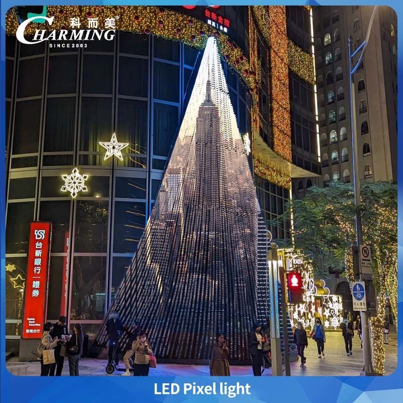 Nuevas tecnologías LED luces de píxeles 50C SMD3535 IP66 Control SPI luz exterior decoración de paredes exterior luces de escenario