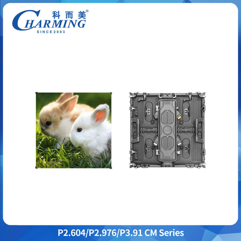 Gabinete de pantalla LED de alquiler para exteriores P3.91 IP65 500x500mm