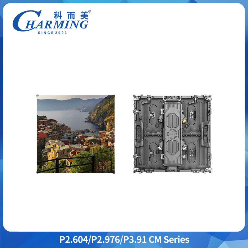 P3.91 Pantalla LED de publicidad exterior IP65 Pantalla LED impermeable de 500x500 mm SMD1921 gabinete de aluminio fundido a presión