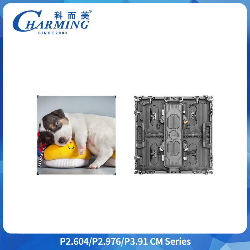 P3.91 Pantalla de publicidad LED de alquiler al aire libre IP65 7680Hz 500*500mm SMD1921