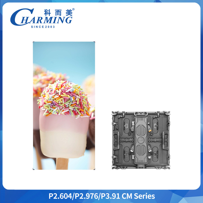 P2.6 IP65 Display cabinet de LED para alquiler al aire libre 500x500 mm 6,4 kg