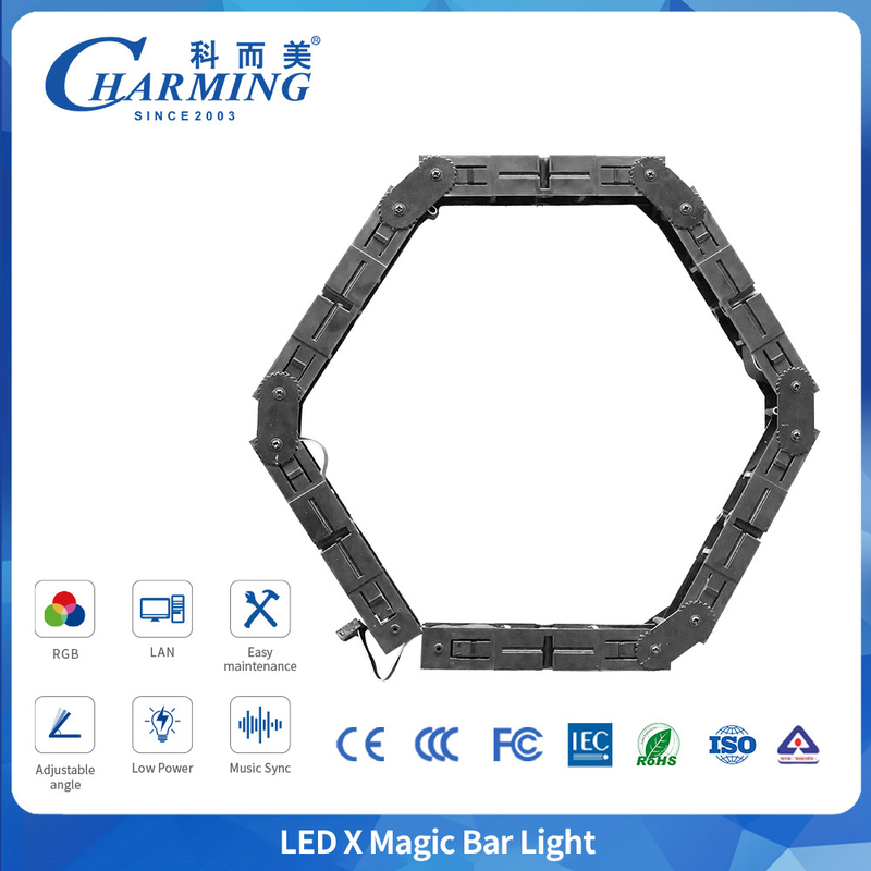 Luz de BARRA MÁGICA LED SMD3838 de ángulo ajustable del encantador fabricante, para uso en interiores