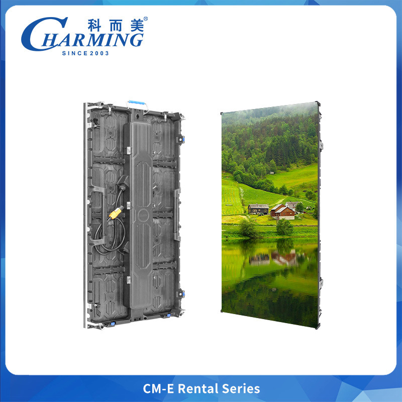 Gabinete de pantalla LED de alquiler de 500x500mm/500x1000m 6.4kg con integración de cable de alimentación para eventos en escenarios de conciertos