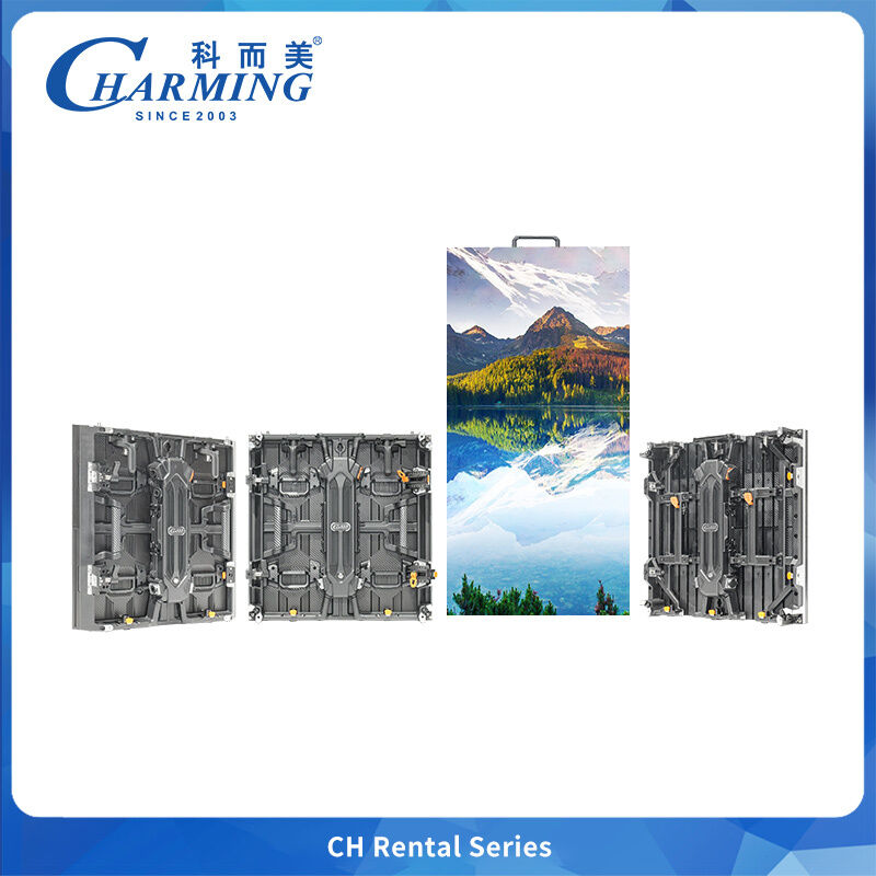 IP65 Pared de vídeo LED para exteriores Serie CH 500x500mm Ligero 7.9kg Mantenimiento delantero / trasero para alquiler de escenarios