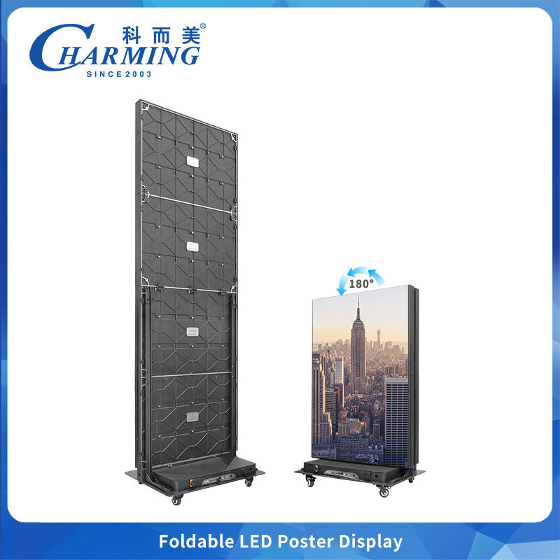 Display LED plegable de ahorro de espacio P1.86 P2 P2.5 25% menos Display de volumen de embalaje para la etapa de alquiler