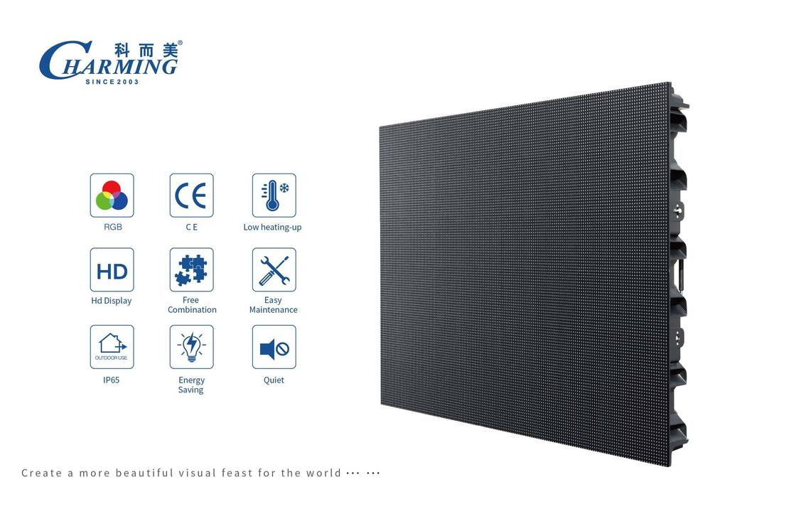 Pantalla LED exterior P4 – Alto brillo y amplio rango de colores, clasificación de impermeabilidad IP65, rendimiento fiable para entornos exigentes