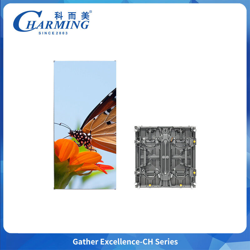 Gabinete LED de esquina automático para exteriores serie CH-Pro P3.91 con hebilla grande para flotas de alquiler de alta frecuencia