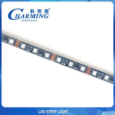 Tira de la luz de Multiscene SMD5050 RGB, luz del club LED del control del SPI