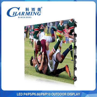 peso ligero ultrafino al aire libre video de la pantalla de la pared de 256x192 P5 P8 LED