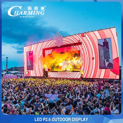 Pantalla LED de 4k P2.6 alquiler de escenarios al aire libre pantalla de pantalla de pared de video LED