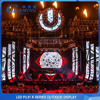 Pantalla de pared de video LED para exteriores ROHS sin parpadeo P3.91 P4.81 P2.6