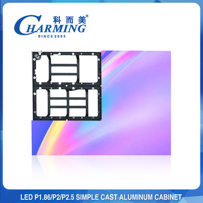 Pared LED interior a prueba de choques de 200 W, pantalla LED fija sin costuras 4K P2.5