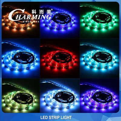 anchura de la luz de tira el 10MM de 14W IP42 DC12V RGB LED para el club nocturno