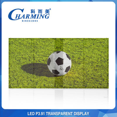 256x64 Película de panel LED transparente de 16 bits Práctica multipropósito