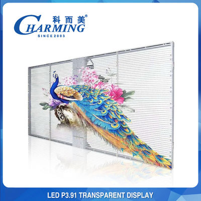 Impermeable Vea a través de la pantalla de pared de video transparente 3840Hz Práctico