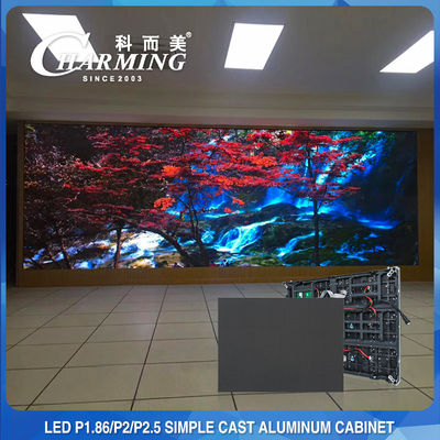 64x48CM Pantalla LED fija para interiores duradera Médula de píxeles P2MM 16Bit