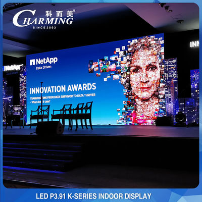 Material de aleación de aluminio de pantalla LED de alquiler práctico P3.91