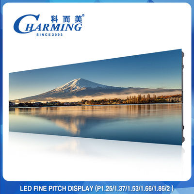 Pantalla de pantalla LED de paso fino interior P1.53 P1.86 P2 para centro comercial