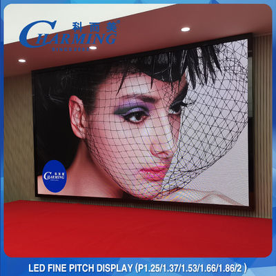 Pantalla de visualización LED durable de la echada del pixel fino IP42 para la sala de reunión