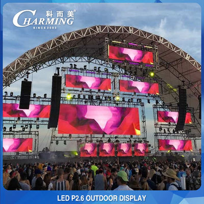 IP65 16 bit HD LED Video Wall Display Multiscene Pixel Pitch 2.6mm