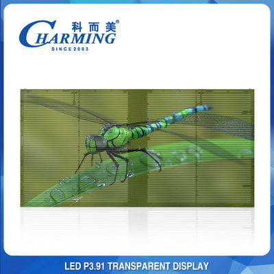 prenda impermeable de cristal transparente a todo color de la exhibición 4K de 500x1000m m