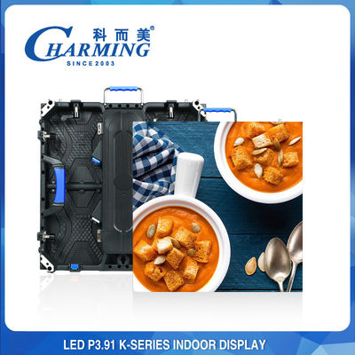 2.6MM Pixel Pitch Indoor LED Display con 13.5Kg de peso de la cabina ligera y material de aleación de aluminio