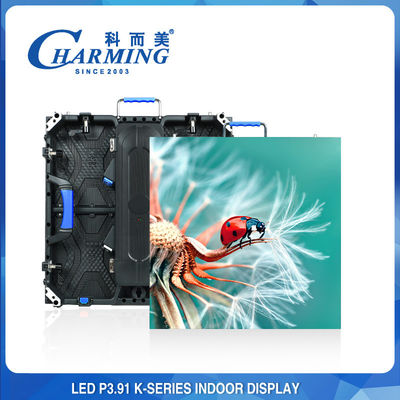 P3.91 Pantalla de pared de vídeo LED interior con velocidad radial ajustable