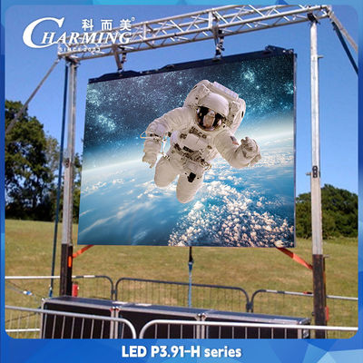 Escenario gigante al aire libre LED de fondo de vídeo P3.91 Sin costura de empalme de alquiler LED pantalla 500x500mm