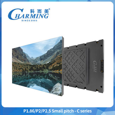 Pantalla de pantalla LED de tono fino para interiores P1.86 P2 P2.5 Para salas comerciales