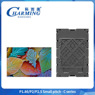 P1.86 Pantalla LED fija de interior de todo color de tono pequeño y fino Pantalla LED fija de servicio frontal