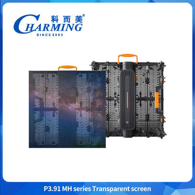 Pantalla LED de vidrio transparente para publicidad al aire libre