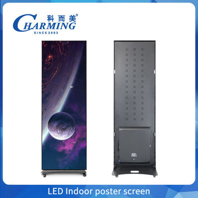 Pantalla de póster interior de alta definición, empalmable, controlada por teléfono móvil, sin instalación