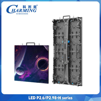 P2.6 Alquiler de paredes de vídeo, gabinete de aluminio fundido a presión, pantalla de alquiler de LED exterior