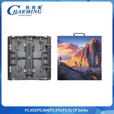 P2.6/2.976/3.91 Caja de aleación de aluminio tamaño de arco ajustable 500*500mm/500*1000mm 7680Hz HD alquiler al aire libre Led Didplay