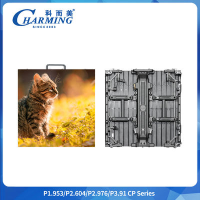 Pantalla LED P3.91 Paneles 7kg Suspensión de pie 4500CD Brillo Alquiler Televisión portátil Vídeos impermeables de exterior Señalización digital y pantallas