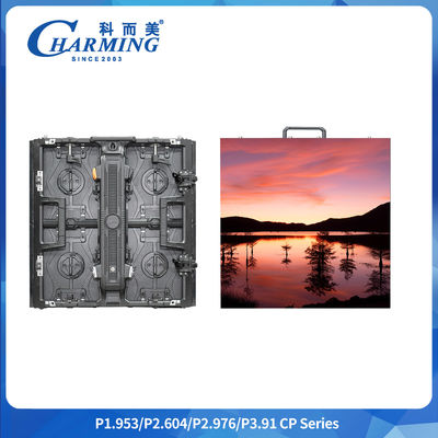 Pantalla LED de alquiler con paneles ultrafinos ligeros y diseño modular en forma de U que ofrece opciones de empalme flexibles para diversos eventos