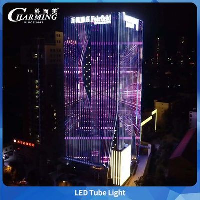 U38 de aleación de aluminio RGB LED Tube Light DC24V Control SPI para edificios