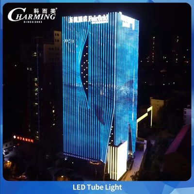 1000/500x40.5x30.5mm luz de tubo de color completo IP66 y fácil mantenimiento puede diseño de línea de conexión para puente de edificios al aire libre