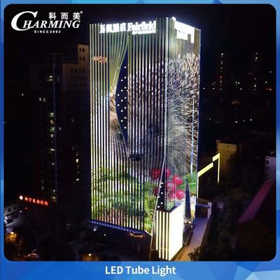 Luz de tubo exterior con calificación IP65 sin conexión de área oscura Cobertura anti-UV-PC para iluminación de edificios de escaleras