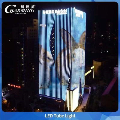 IP65 SPI exterior 500/1000MM tubo LED con cubierta anti-UV-PC para publicidad de iluminación clara y brillante