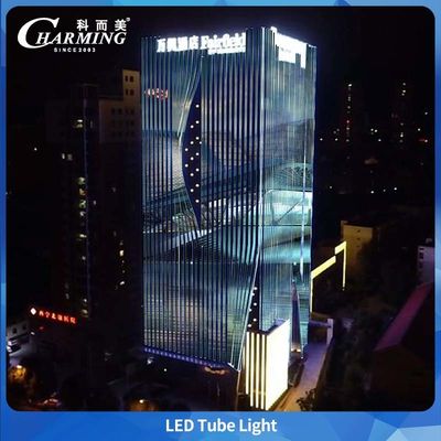 Aluminio SMD5050 IP65 Luz de tubo LED a prueba de agua exterior para grandes edificios comerciales Luz exterior